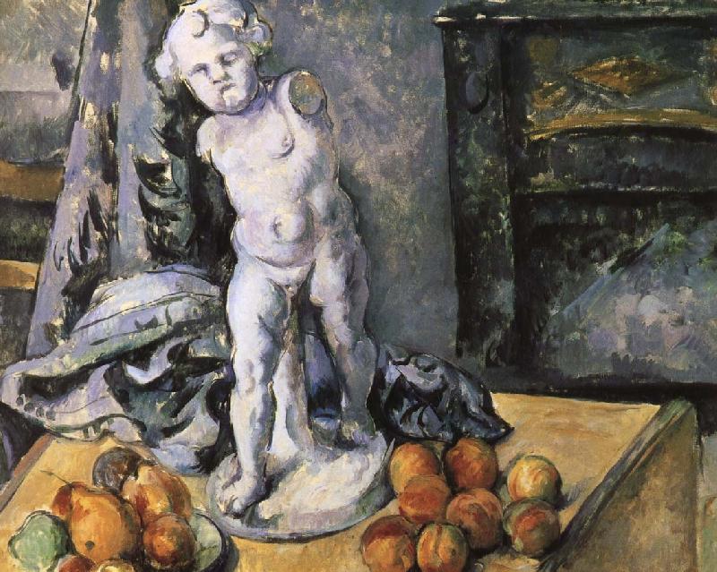 Paul Cezanne God of Love plaster figure likely still life
